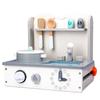 Wooden Simulation Playhouse Mini Kitchen Stove Pot Cutting Suit Toy