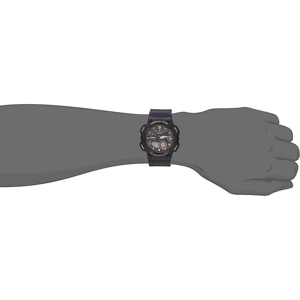 Casio Watch Casio Collection Standard (Previous Model) AEQ-110W-2AJF Men's Black