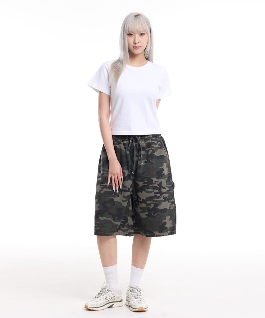 CREAM SODA LAB Women'S Standard Fit Cropped Short Sleeve Tee White