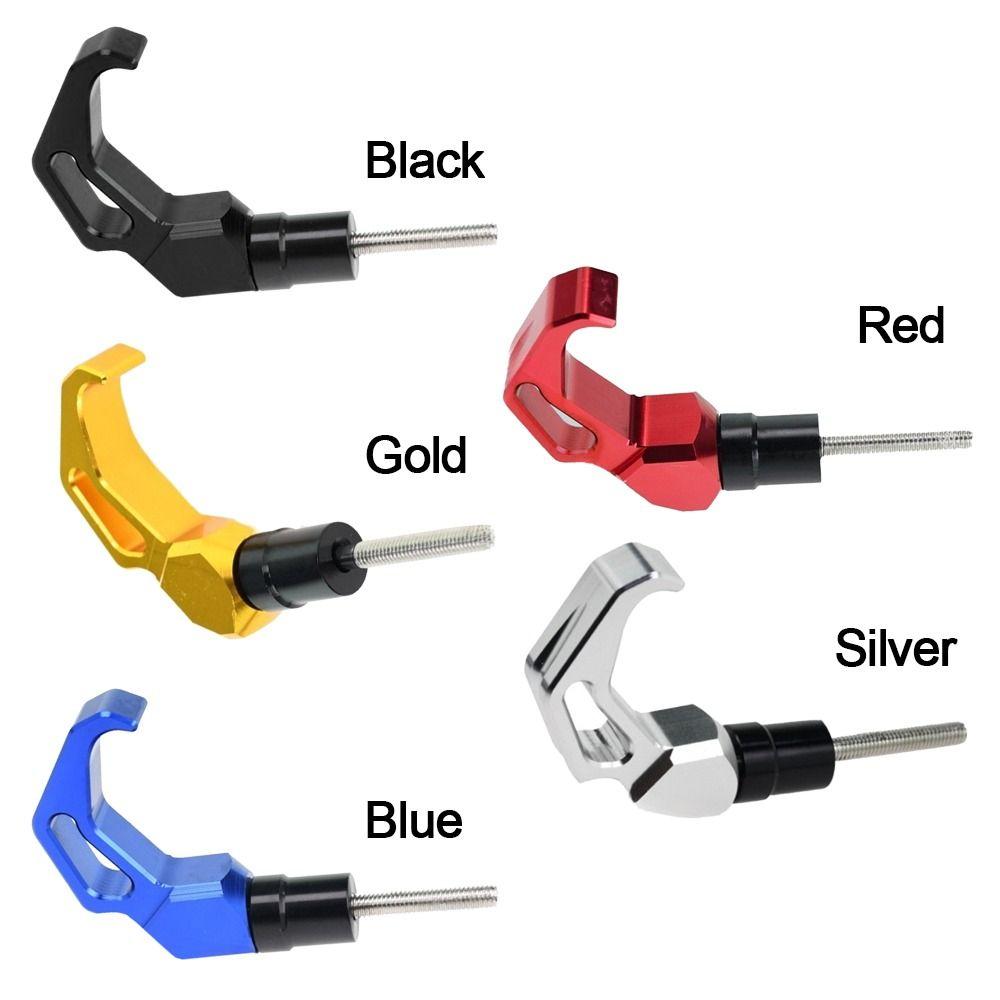 Universeller Aluminiumlegierungs-Motorradhaken Bunter Mehrpositionen-Montage-Gepäckhaken Helmhakenhalter Lieferfahrer