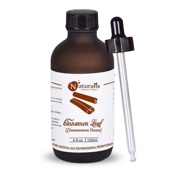 Naturalis Cinnamon Oil - Organic Cinnamon Essential Oil for Aromatherapy, Skin Care & Hair Growth - Therapeutic Grade Natural Oil - 120ml 120ML