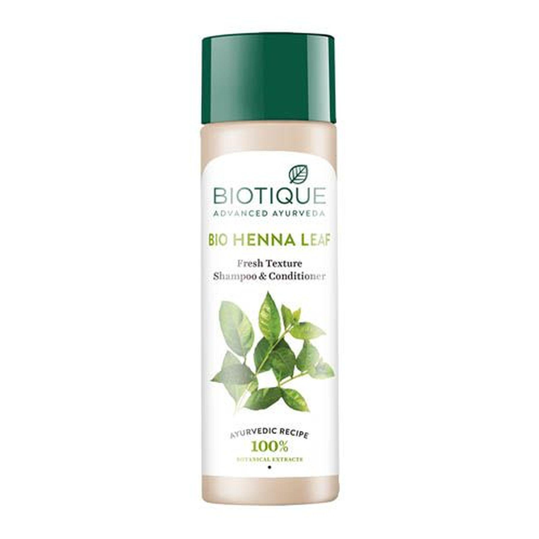 

Биотик шампунь и кондиционер Henna Leaf, 120ML
