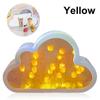 Beautiful Color Ins Night Light Cloud Shape Desktop Decorative Lights Push Button Tulip Flower Sea Lantern Lighting Durable
