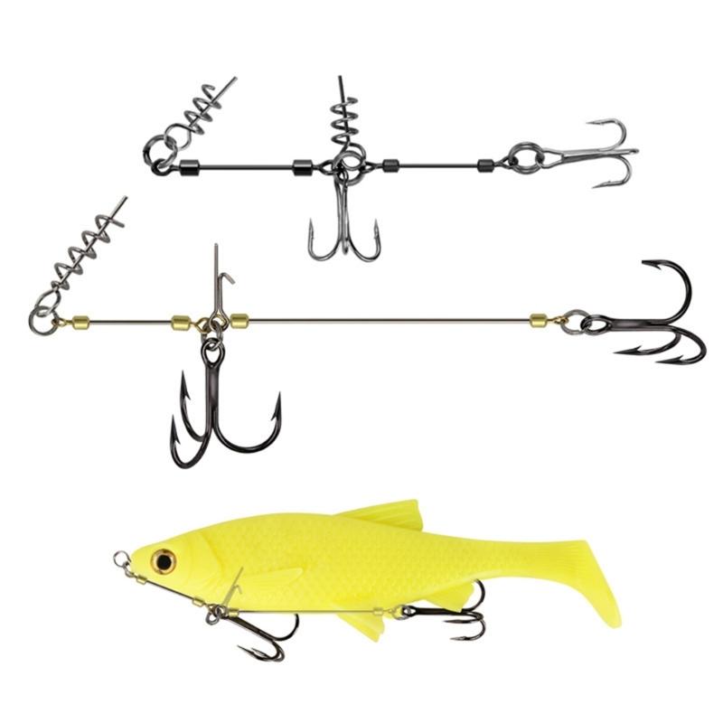 High Strength Carps Fishing Rigs Durability Quickly Change Connectors for Professional Anglers in Freshwaters Lake