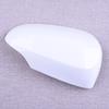 White ABS Plastic Exterior Right Side Door Wing Rear View Mirror Cover Trim Cap Decor Fit for Toyota Prius C 2012 2013 2014-2018