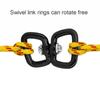 Outdoor Aluminum Alloy Key   Connection     Buckle Adapter Black