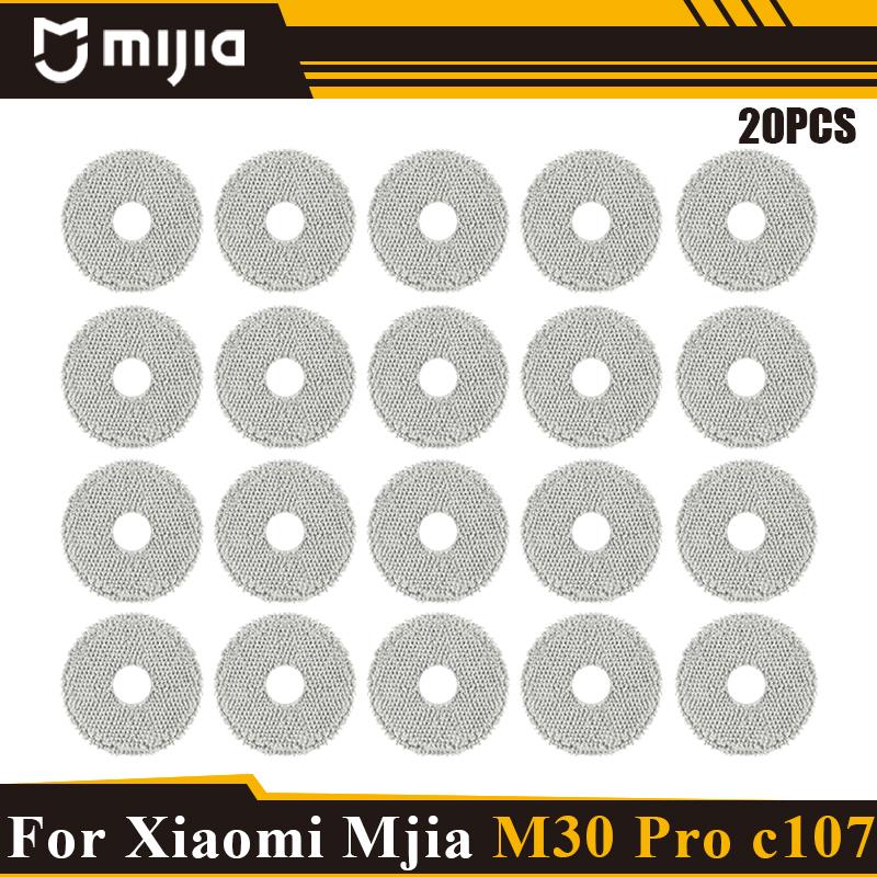 For Xiaomi Mijia M30Pro/c107 Replacement Parts Mop Cloth Dust Bag Hepa Filter Main Brush Main brush cover Mop cloth holder Spare