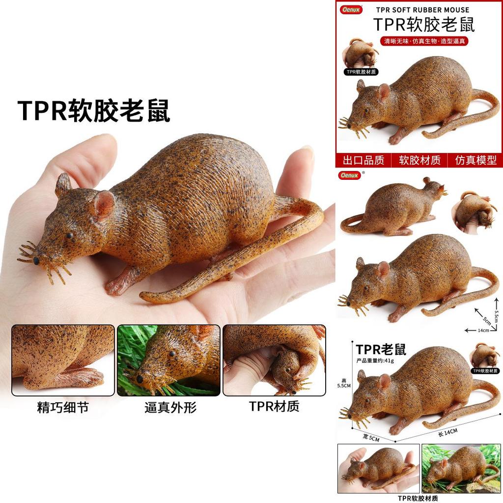 Cat Teething Toy Mouse With Durable Plastic Material For Biting And Selfplay