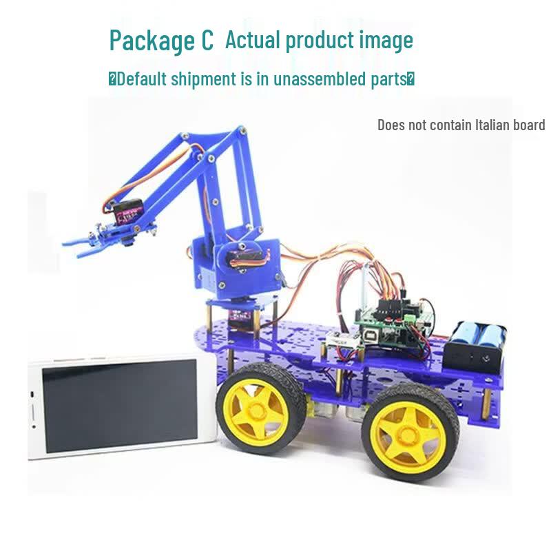 Arduino Robotic Arm Smart Car Kit One Size