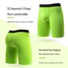 Herren Schnelltrocknende Eis-Seide Boxer Briefs: Leicht, Atmungsaktiv, Scheuerfest, Verlängerter Schritt
