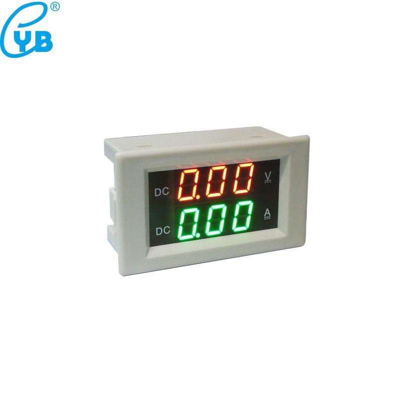 YB4835VA DC 100V 300V 600V Digital Voltmeter Ammeter Voltage Current Meter LED Display VA Dual Meter Amperemeter 3A 10A 20A 50A