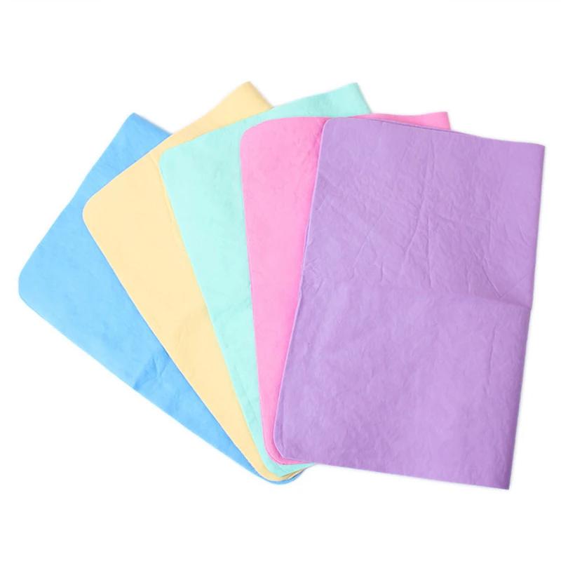 Colorful Super Absorbent Synthetic Deerskin Car Wash Towel Magical Care Suede Towels Cleaning Cloth Auto Washing Accessories 1Pc