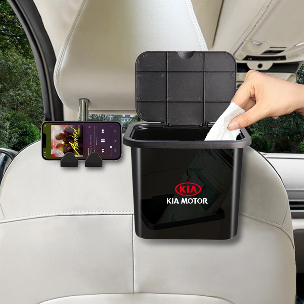 Car Seat Back Hanging Trash Can Storage Case Rear Row Organizer For Kia Rio Ceed Sportage Cerato Soul Sorento K5 Picanto Optima QD2