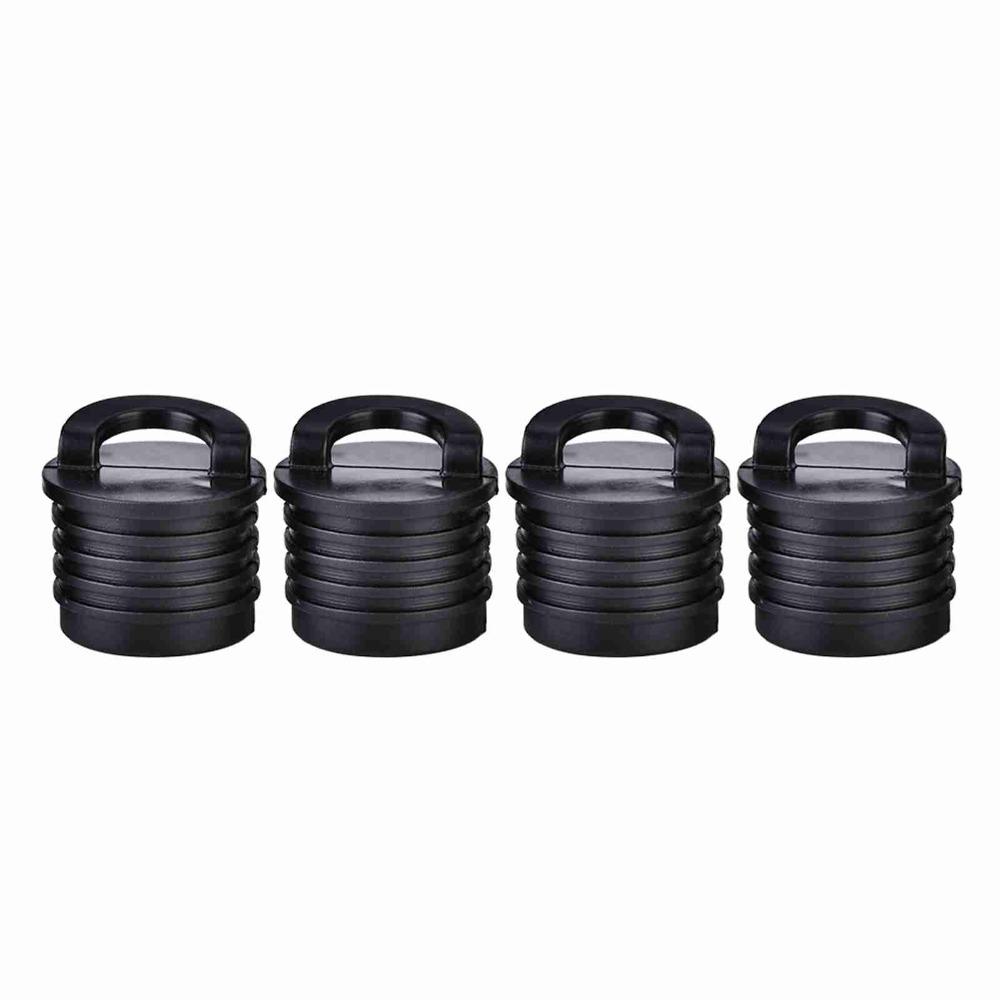 4 Pcs Universal Fit Boat Scupper Bungs Rubber Material Kayak Drain Stoppers  Boating