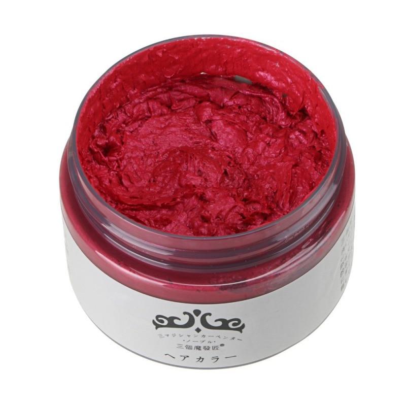 Hair Color Wax Dye One-Time Style Styling Products Molding Paste Seven Colors Hair Dye Wax