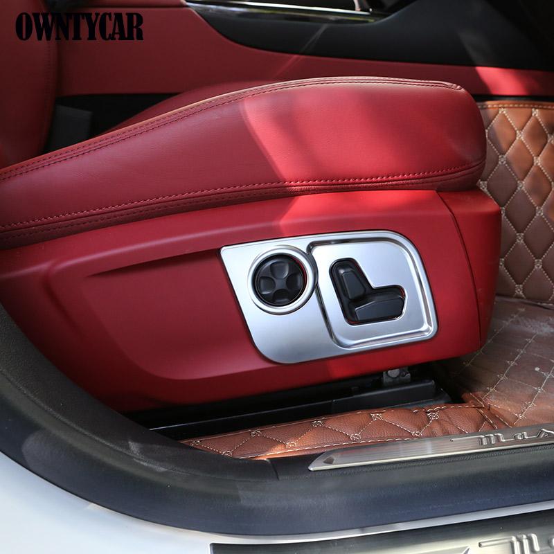 ABS Silver For Maserati Levante 2016-2025 Interior Accessories Car Interior Stickers Gear Shift Panel Cover Trim Stickers