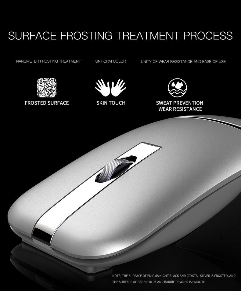 Rechargeable Dual Mode Arc-Shaped Rotatable Bluetooth Wireless Mouse