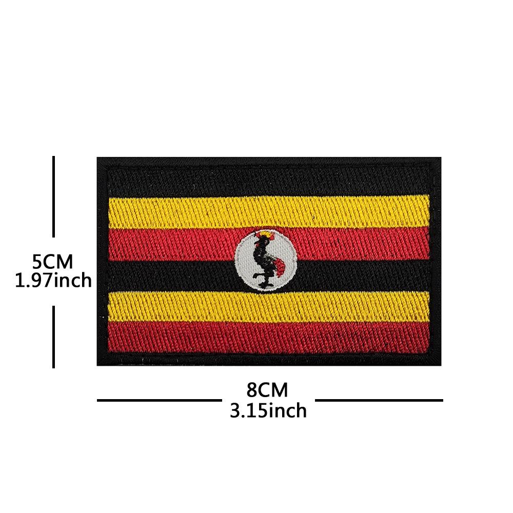 Toppa Toppa Bracciale Bandiera Nazioni Africane a Velcro (Sudafrica, Egitto, Kenya, Congo, Nigeria, Angola)