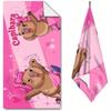 1Pc  1Pc Pink Roller Skate Capybara Beach Towel Cute Cartoon Quick Dry Bath Towel For Swimming At The Beach Absorbent Large Towe