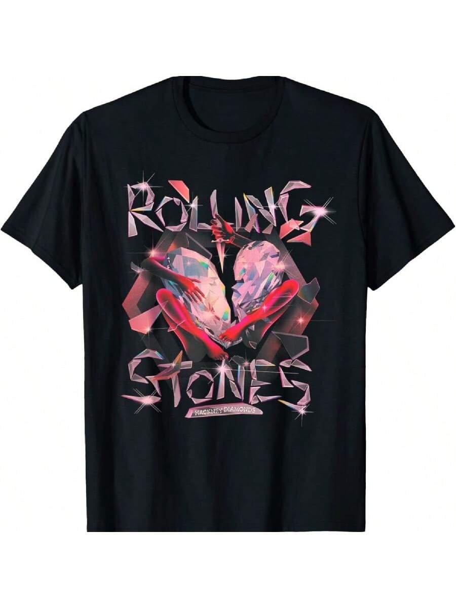 

Официальная эксклюзивная футболка The Rollings Stones Hackney Diamonds XXXXXL чёрный