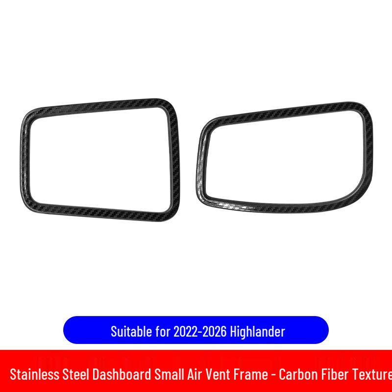 Stainless Steel A/C Vent Trim for 2022-2026 Highlander