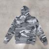 Men's Camouflage Half Zip Hoodie, Long Sleeve Drawstring Hooded Sweatshirt with Zipper Pockets, Casual Tactical Streetwear Pullover for Men