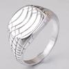 Retro Stainless Steel Rings for Women Men Jewelry Simple Creative Square Stripes with Diamond Grid Texture Ring Wholesale