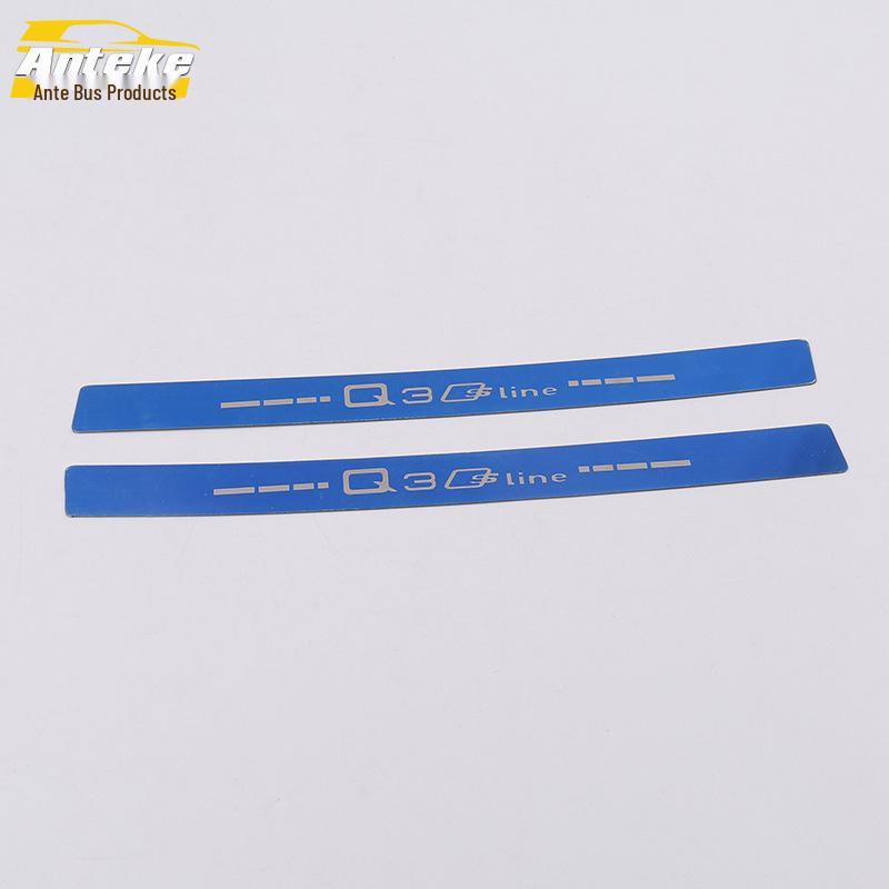 19 Q3 Rear Guard Decorative Sequin Trunk Protection Plate - Car Exterior Anti-Scratch Strip