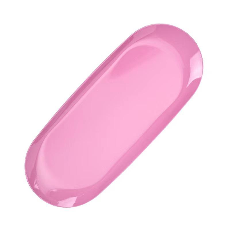 Stainless Steel Nail Art Storage Tray - Metal Jewelry Organizer with Multiple Styles