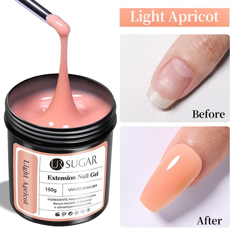 UR SUGAR Quick Nail Extension Gel 150g Großes Nachfüllflüssigkeit für Nagelkunst – Stark Langlebig Einfach anzuwenden