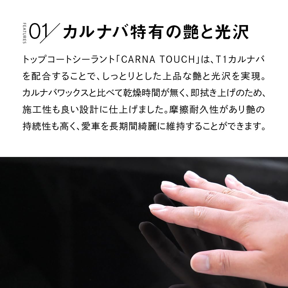 Pika Pika Rain CARNA TOUCH Vrchní nátěr Hydrofobní Lesk Nátěr proti znečištění Skleněný nátěr Textura Super Lesk Lesk Vysoká Odolnost Silný Film