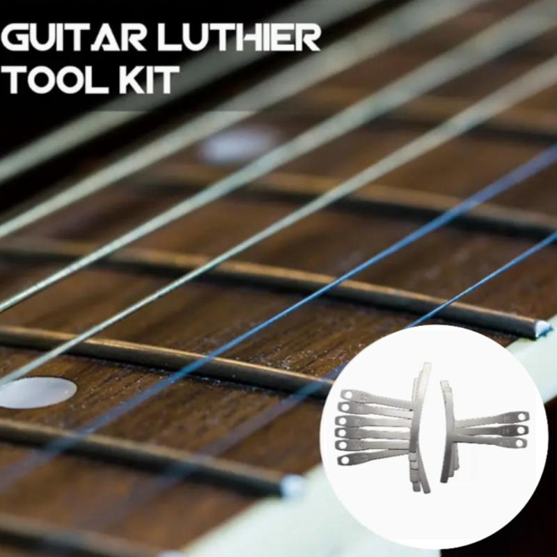 9Pcs Guitar Gauge Under String Gauge String Gauges Luthier Tools for Guitar Fretboard Gauge Measure Accessories