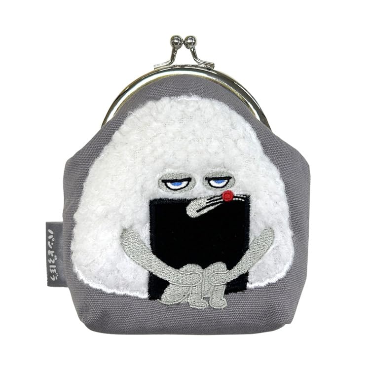 

Bread Thief Semi-3D Clasp Purse Onigiri Boy