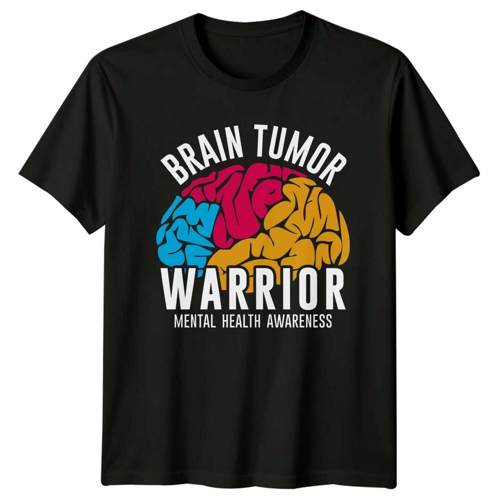 Brain Tumor Warrior TShirt Unisextal Health Awareness Gift For Him And Her