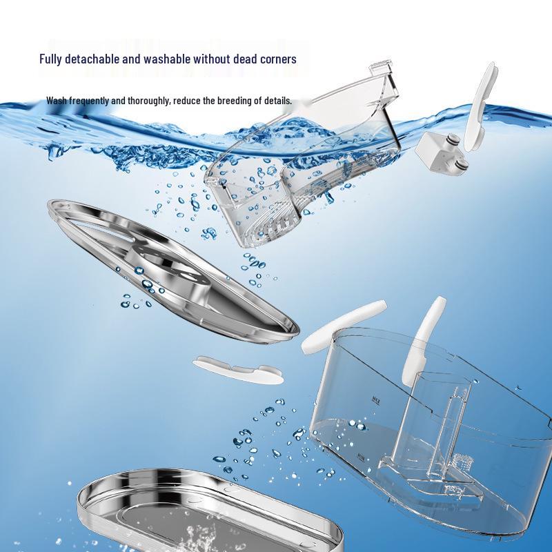 Smart Stainless Steel Cat & Dog Water Dispenser with Water-Electricity Separation