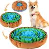 Felt Pet Sniffing Mat Dog Foraging Bowl Bite-Resistant Training Pad Interactive Puzzle Toy for Dogs Cats Slow Feeding Nose Work