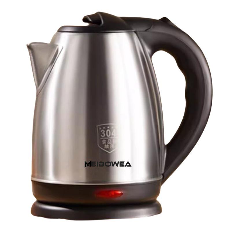 304 Stainless Steel Electric Kettle with Auto Shut-Off, British and European Standard