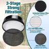 LEONTOOL Air Purifier Filter LV-H132 H13 HEPA Activated Carbon 2-Pack Replacement