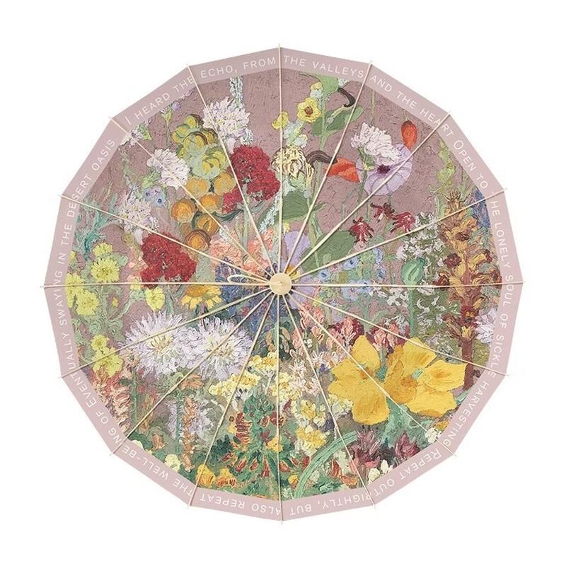 

Lishen Vintage Dual-Purpose Folding Umbrella One Size