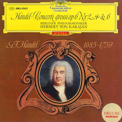 Disco LP HERBERT VON KARAJAN, FILARMÓNICA DE BERLÍN - Handel Concerti Grossi Op.6 Nº 2.4 SMG2062 DEUTSCHE GRAMMO - Japón Clásico Usado