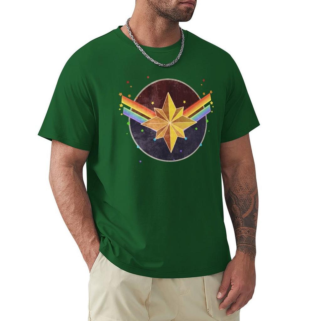 Rainbow Captain 2 T-Shirt Grafik T-Shirt Vintage Vintage Anime Shirt Kawaii Kleidung Herren Vintage T-Shirts