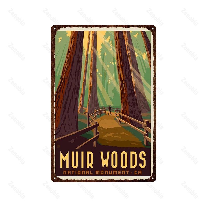 Paris Roma England City Metal Sign Vintage Metal Plaque Travel Tin Poster Scenic Decor for Bar Home Wall Decor Landscape Plat