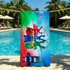 Cartoon P-PJ M-Masks-ES Towel For Outdoor Camping Beach Towel Super Absorbent Quick-Drying Summer Towel
