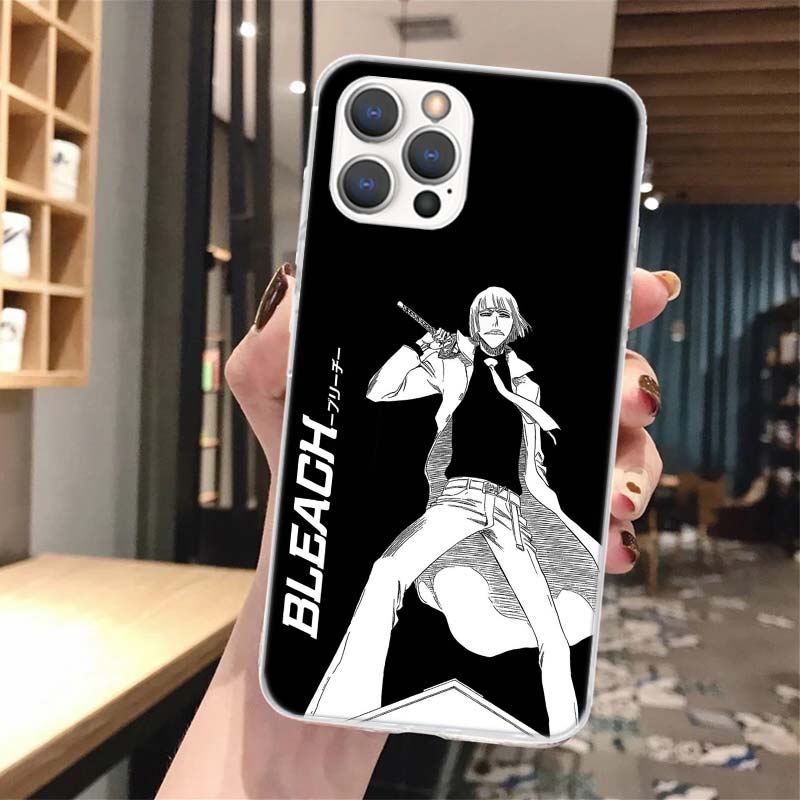 Bleach Shinji Hirako Soft Phone Case For iPhone 16 15 14 13 12 11 Pro Max X XR XS 7 Plus 8 + SE 16Max Pattern Customized Cover