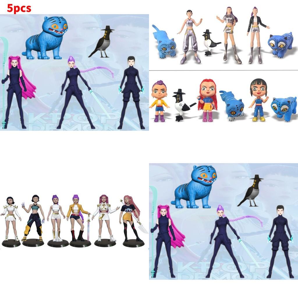 Kpop Dämonenjäger PVC Spielfigur Modell Sammlerstück Desktop-Dekoration für Fans