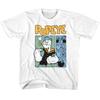 Popeye Boxes White Youth T-Shirt