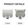 Compatible with Wahl 1/2 Clipper Guard,4 Pack Guards Replacement for Wahl Clipper Guards Set Clippers #3137-101,#1/2-1/16''(1.5mm),Grey.