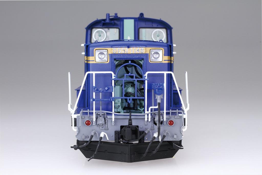 AOSHIMA Train Museum OJ Series Diesel Locomotive DD51 Hokutosei Plastic Model 1/45 No.1