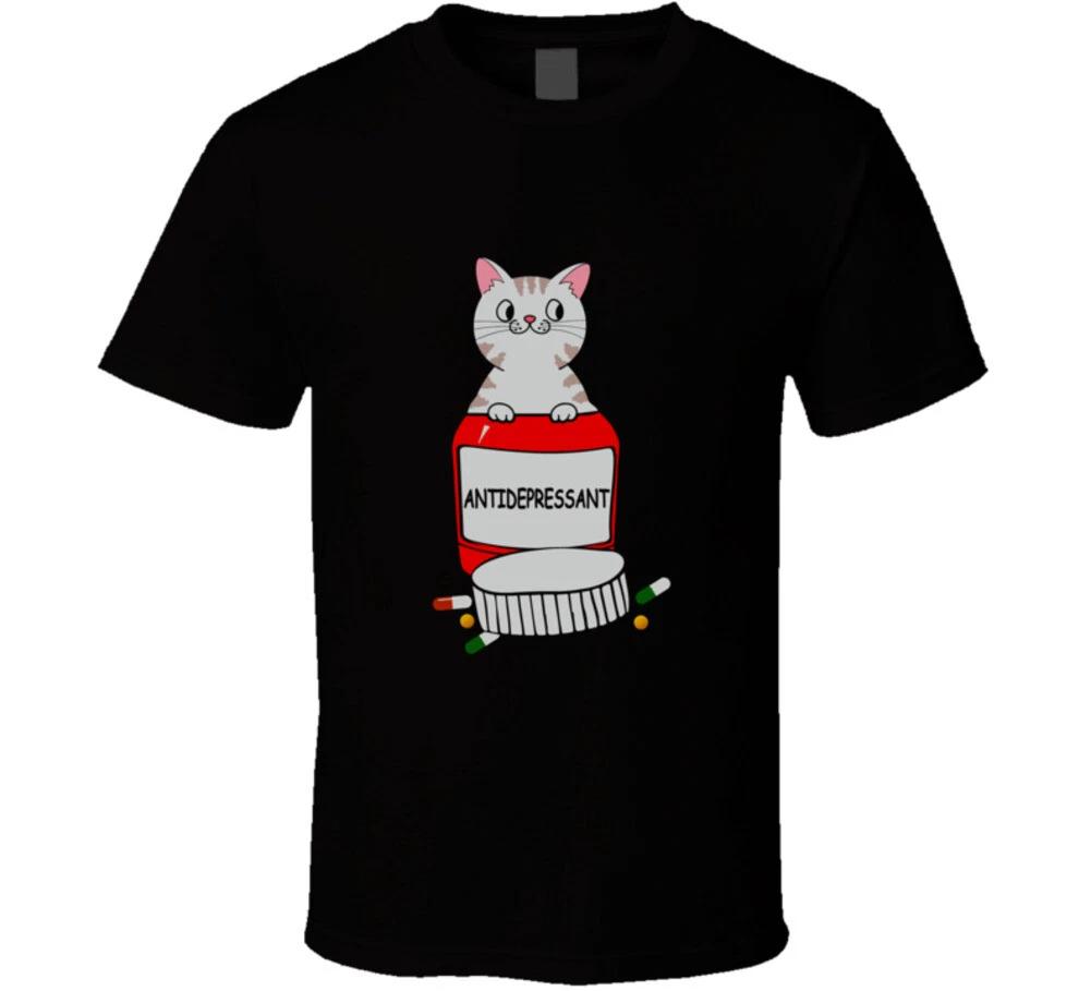 A Cat Is My Antidepressant Funny Cat Rescue Gift T Shirt S