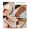 Princess Style Kids Girls Casual Leather Single Shoes For Spring Autumn
